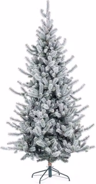 Albero di Natale Slim Serrone ghiacciato H210 con 918 rami