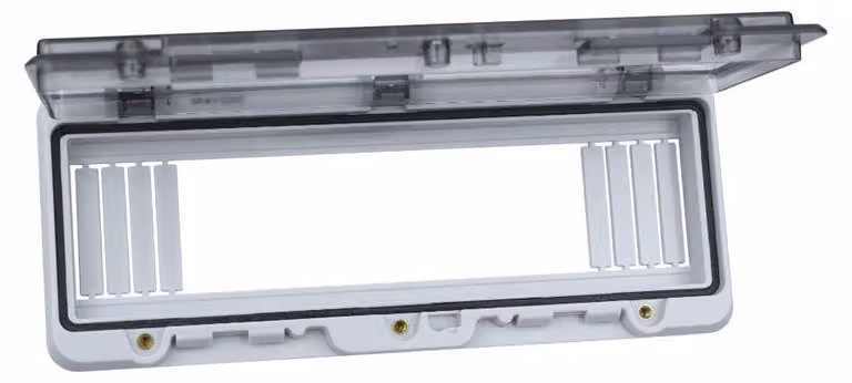 Finestre ispezionabili, finestre girevoli, 12 moduli, grado di protezione IP67, modello Doktorvolt 6016