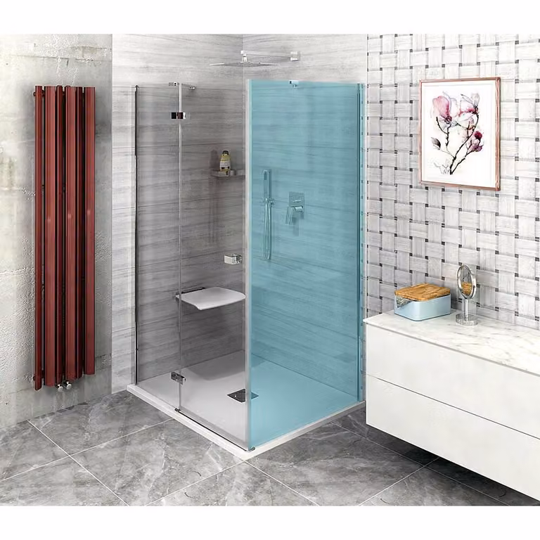 Polysan Fortis Line - Porta doccia 1000 mm, sinistra, cromo/vetro chiaro FL1010L