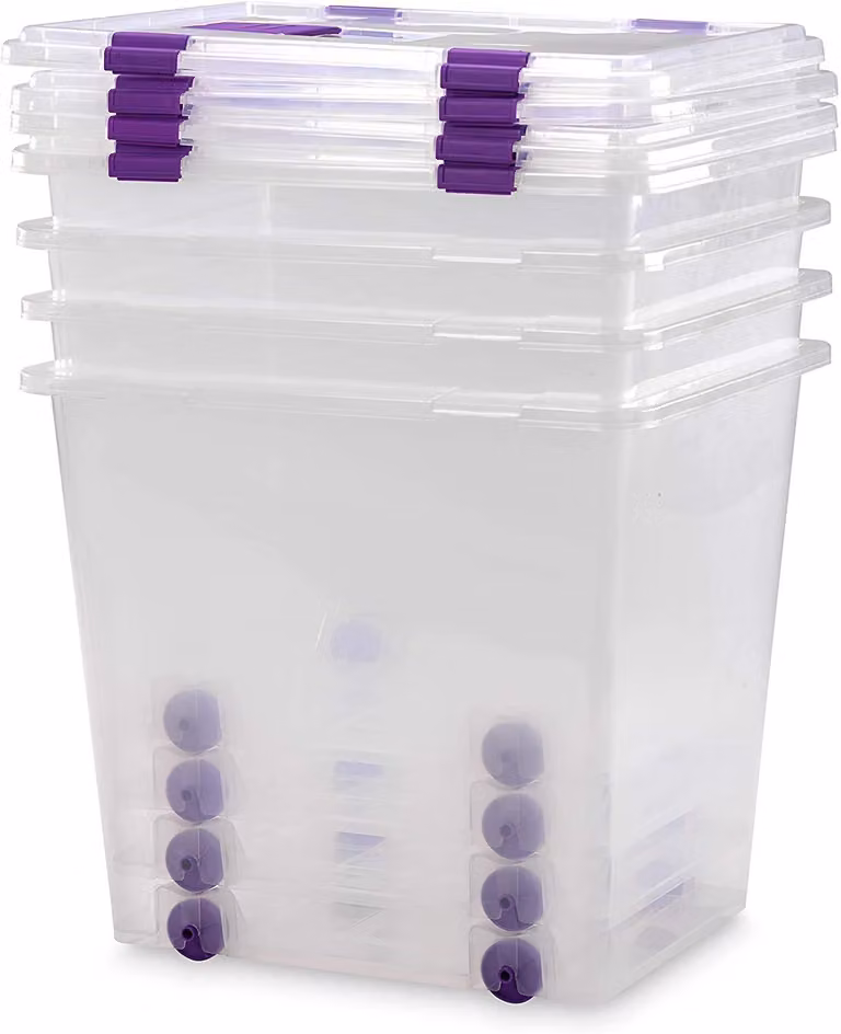 Scatole di deposito 52 L confezione da 5 COM-FORT HOUSE