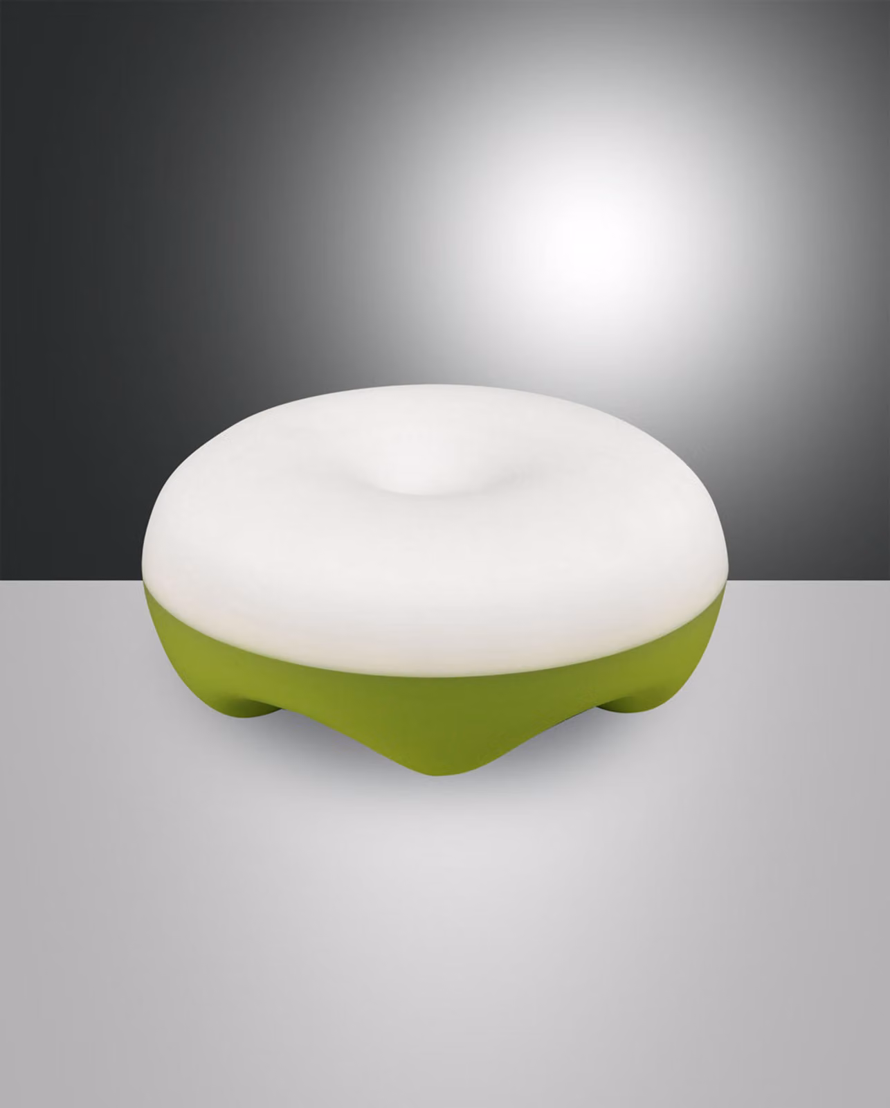 Lampada Da Tavolo Verde Collezione BLUMA Fabas Design Ottone Satinato 1 Luce LED
