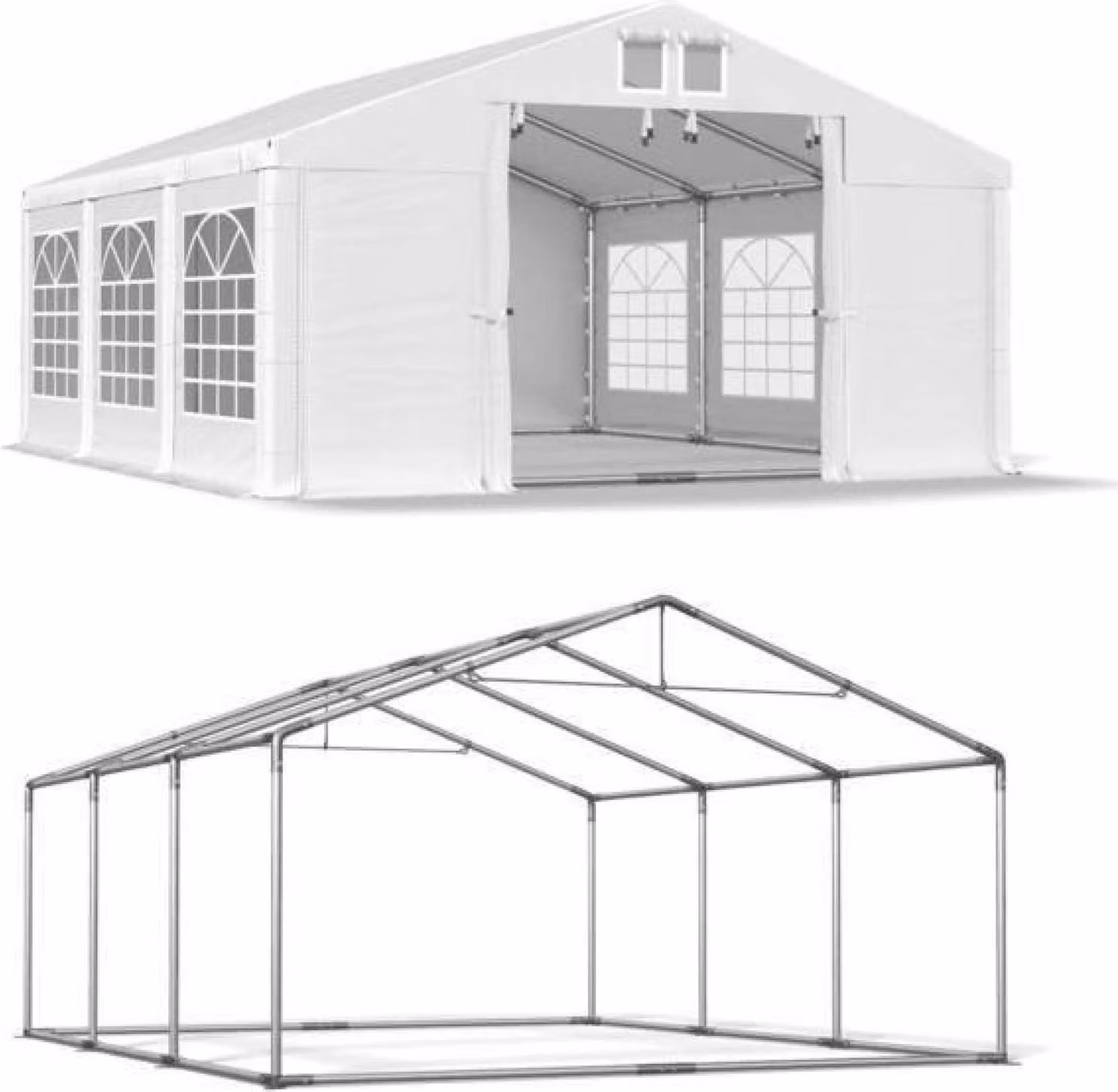 Tenda del partito estivo 5x6 Bianco SUMMER FLOOR ISD