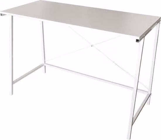Bureau Stoer - tavolino per laptop - tavolino per computer - stile industriale - bianco