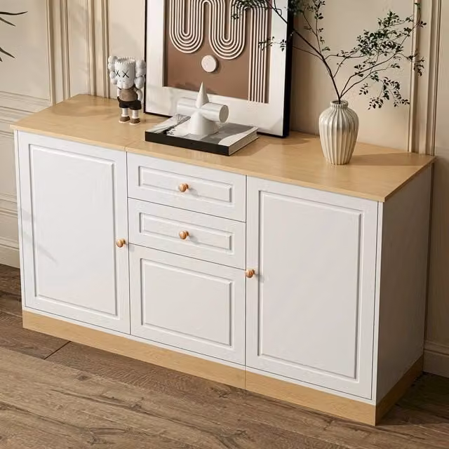 Credenza 3 Ante e Cassetti ¨C MINIMAL ¨C Mobile Contenitore Multiuso per Soggiorno e Sala da Pranzo