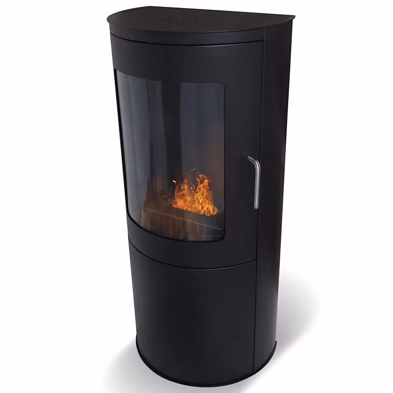 Biocamino Bari BIOCAMINIONLINE nero in vetro e metallo L/P/H: 95 x 45 x 30 cm – 2