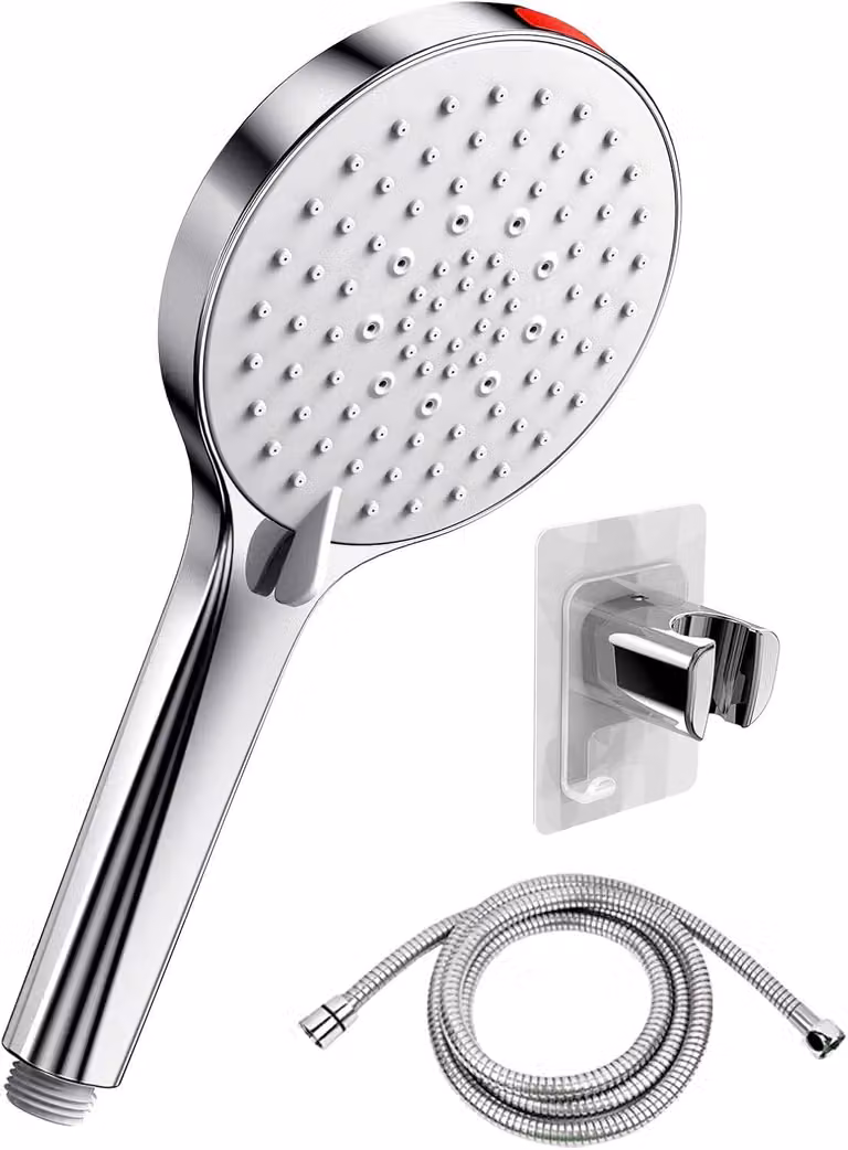 Set doccia da 1,6 metri, con tubo da 125 mm, dotato di getto ad alta pressione per il lavaggio, ideale per il bagno