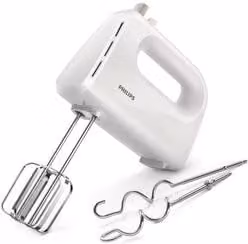 Sbattitore elettrico Philips Serie 3000 HR3705/00 Bianco, 300 W, 5 velocità