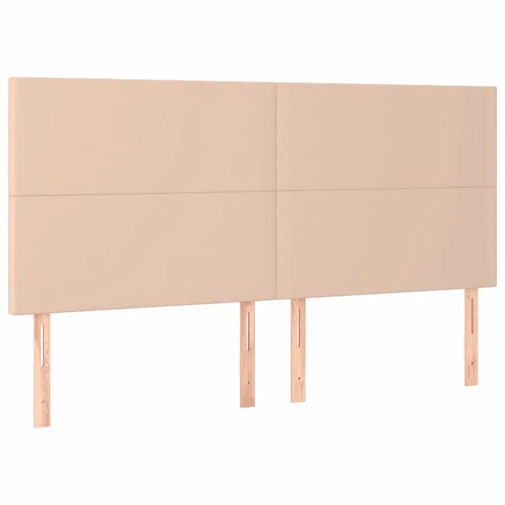 Testiera decorativa Design Mania in similpelle color beige, L: 200 cm, H: 128 cm, P: 5 cm – 2