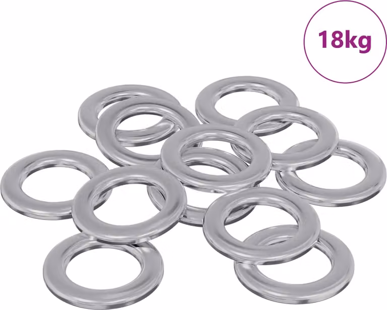 Rondelle 52941 pcs Argento Ferro