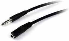 Cavo prolunga Jack 3.5 mm Startech.Com nero, lunghezza 2 m