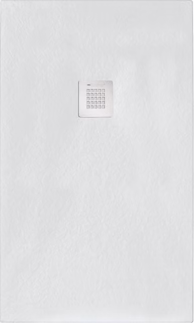 Piatto doccia rettangolare 180x70 cm effetto pietra marmoresina STONE bianco FRANCIA