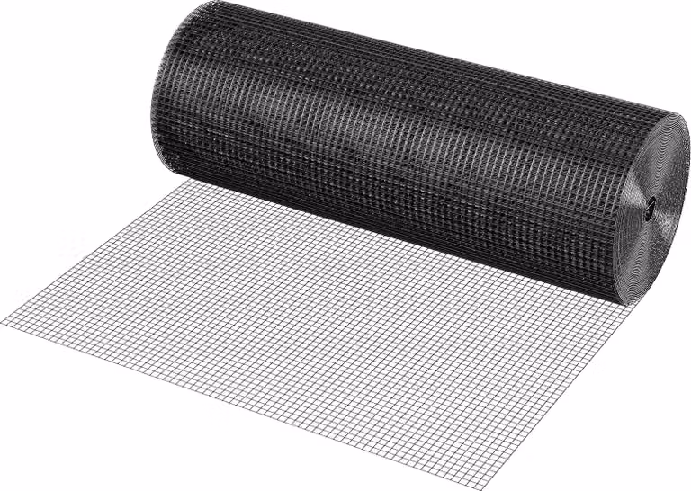 SucceBuy Rete metallica 36" x 100', rotolo di rete metallica zincata, filo di pollo calibro 19 per recinzioni, rete metallica rivestita in vinile per pollai, conigliere, barriere per serpenti, recinti per pollame