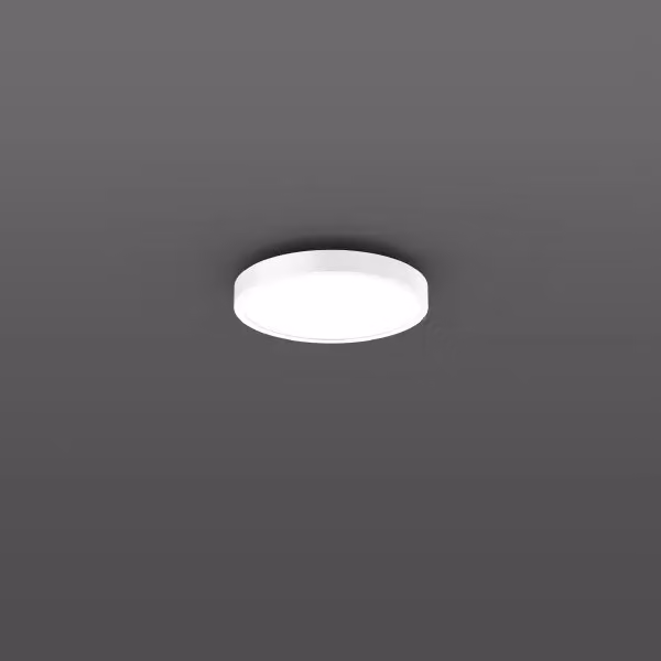 RZB Triona, 30 W, 2800 lm, 840, bianco, faretti da soffitto e da parete DALI, D 461 H 88, 104°, plastica (PMMA) opalina 312419.002.1.76