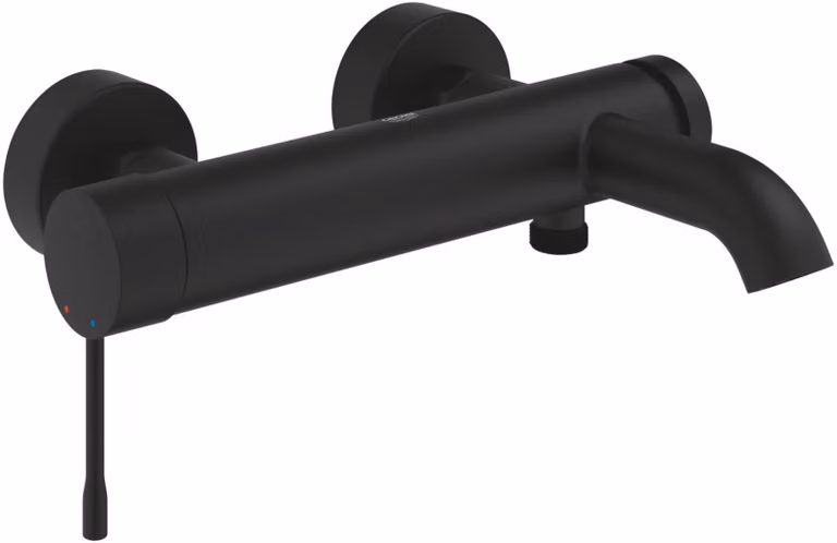 Grohe Essence Mitigeur monocommandé pour bain, montage mural, apparent, saillie 193mm, 25250KF1, 25250KF1