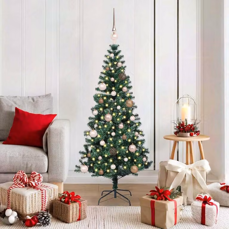 Maison Exclusive - Albero di Natale artificiale illuminato, verde, 150 cm
