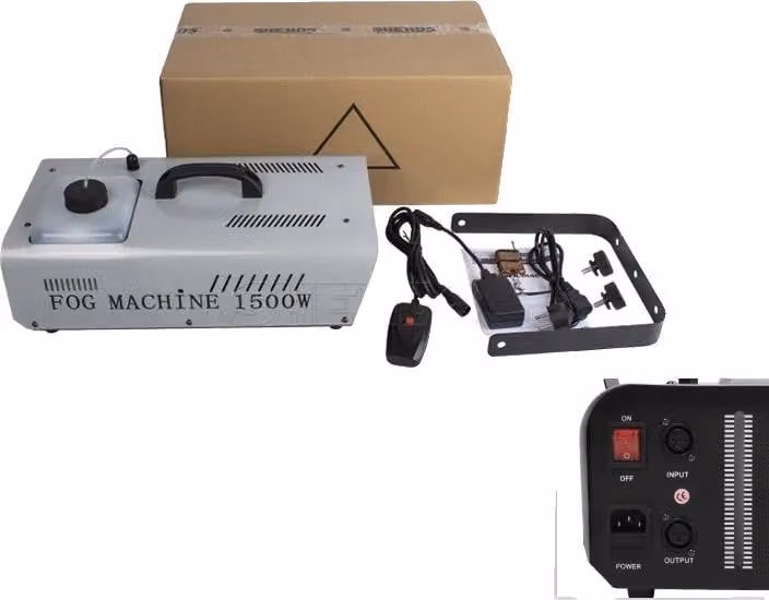 Macchina del fumo, 25000 m³/min di fumo, capacità serbatoio olio 3L, 1500W, spina UE