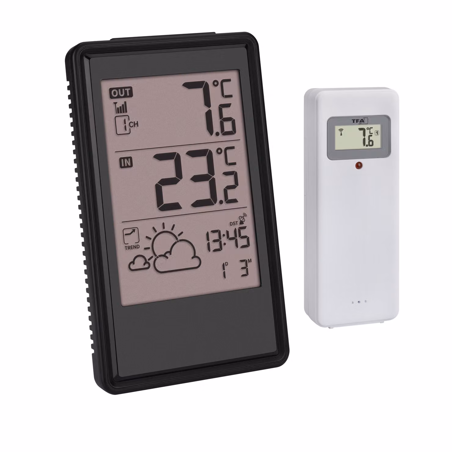 TFA-DOSTMANN Funk Wetterstation mit Weckfunktion