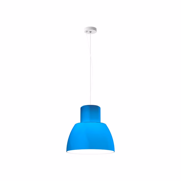Nemo Lampada a sospensione in vetro Lorosae, dimmerabile, Blu, Soggiorno / Sala da pranzo, Vetro, Lampada a sospensione