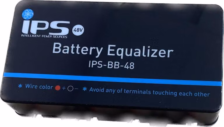 Bilanciatore/equalizzatore batteria 48 V per camper e impianti solari