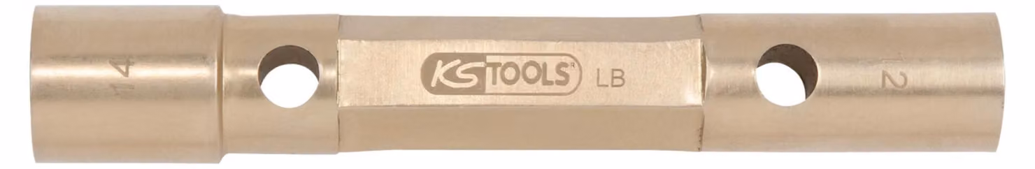 KS Tools BRONZEplus Chiave a bussola esagonale 14x17 mm bifacciale