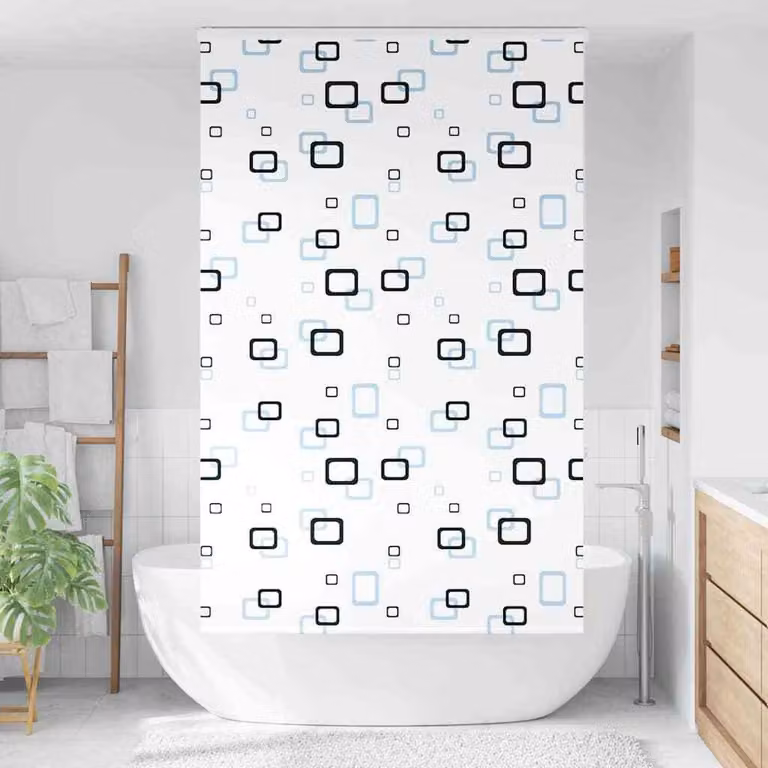 Tenda a Rullo per Doccia Cassonetto 140x240cm Larghezza Tessuto