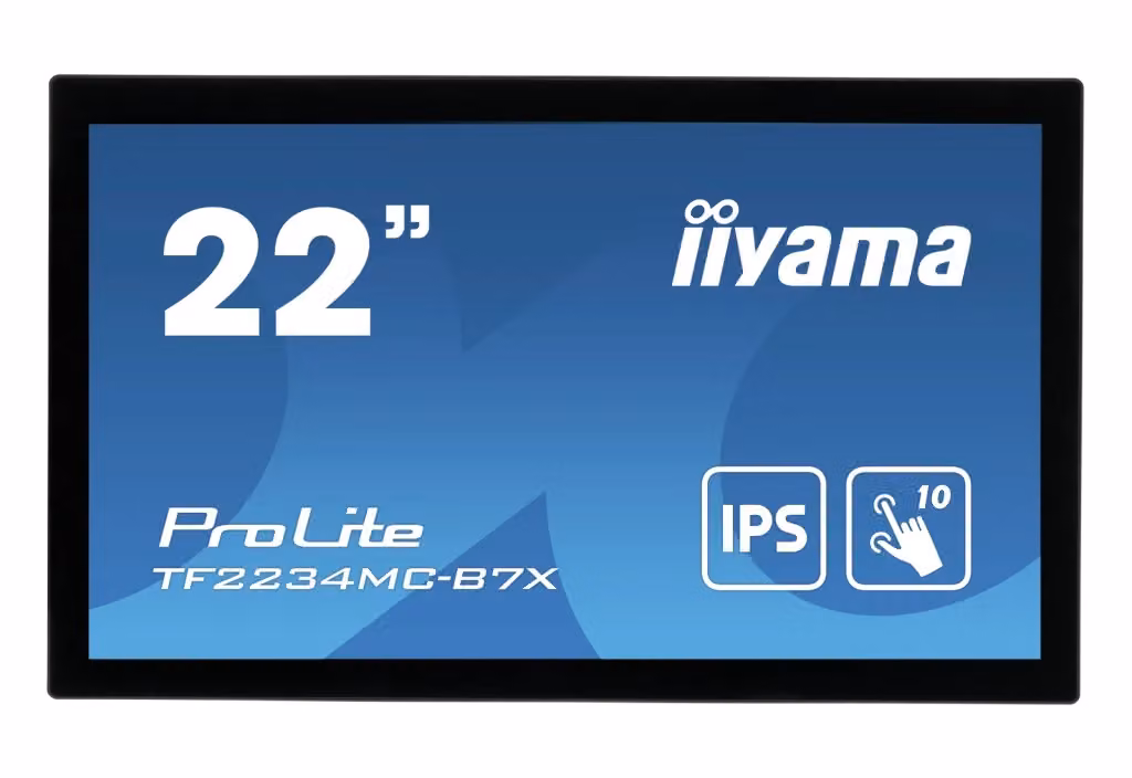 Monitor PC Iiyama Prolite TF2234MC-B7X Touch Screen Full HD IPS da 54,6 cm (21,5") Nero – 2