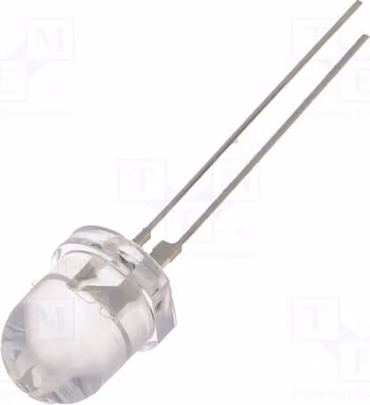 2 LED blu, 14400÷18000 mcd, 8 mm, tipo OSB56L8131P, diodi LED a foro passante (THT), 8 mm, angolo di emissione 30°