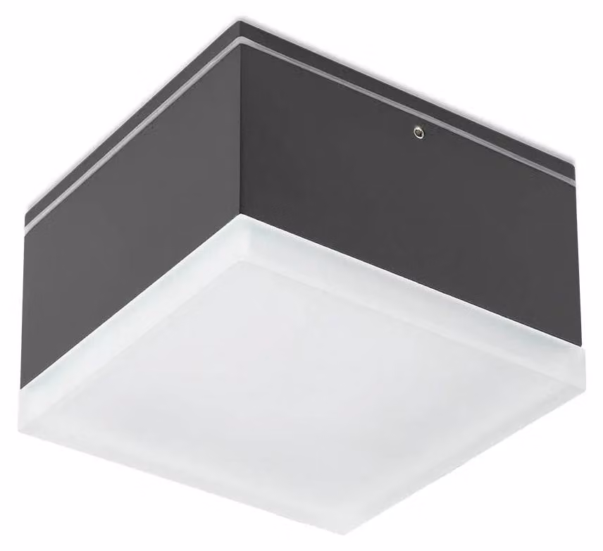 Redo Outdoor AKRON PL LED SMD 10W IP54 – diametro 10,8 cm, altezza 7 cm - Grigio antracite