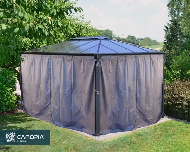 Canopia Set Di Tende Per Gazebo Martinique 4X2.2 m