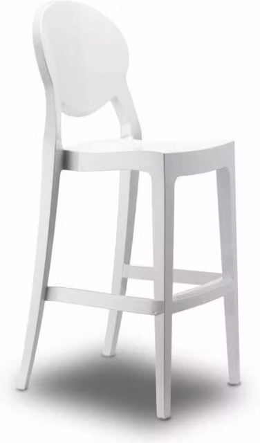 Sgabelli Igloo set da 2 h 74 policarbonato Made in Italy SCAB DESIGN - Bianco 310