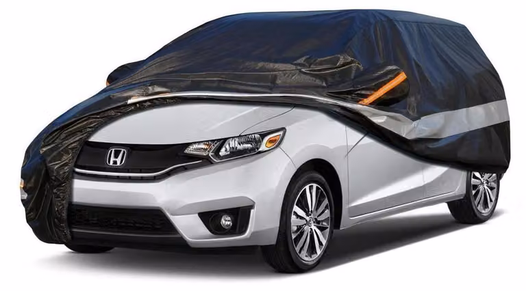 Copertura per auto, 10 strati, impermeabile, traspirante, colore nero, per Honda Jazz/Fit (2002-2023)