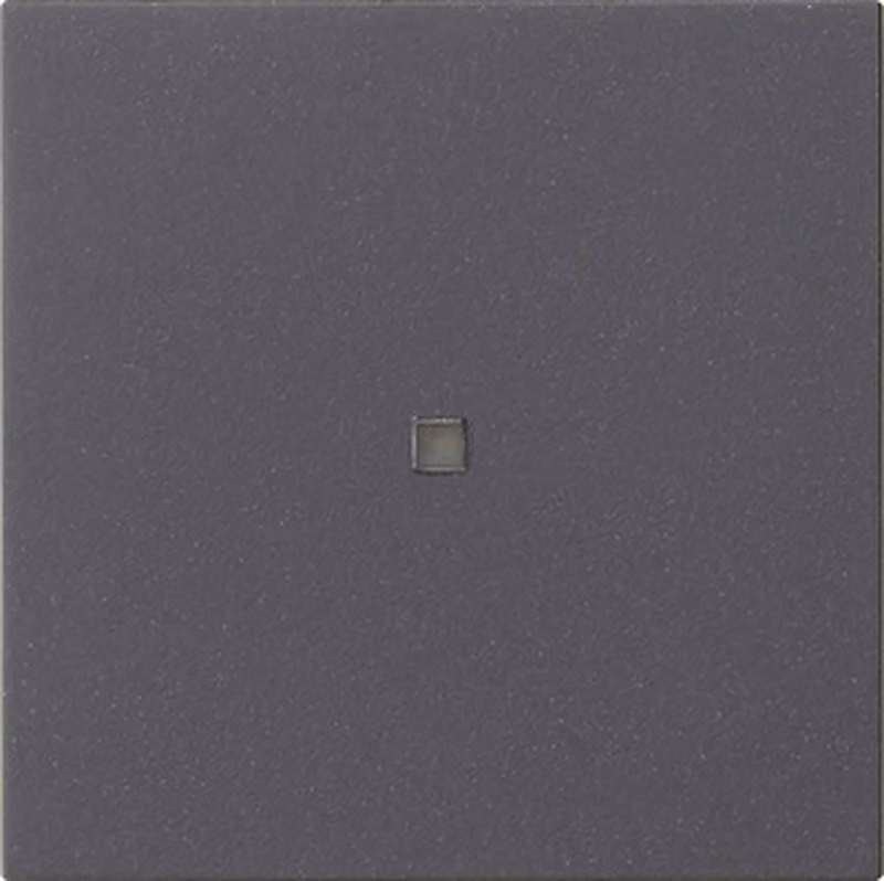 Interruttore rotativo RF per montaggio a parete, 1 modulo, compatibile con sistema KNX, colore antracite, codice prodotto 510428
