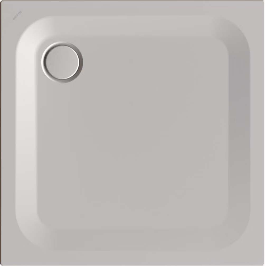 BetteUltra receveur de douche rectangulaire avec support de baignoire minimum, 900x900x25mm, 5930-410T1, 5930-410T1