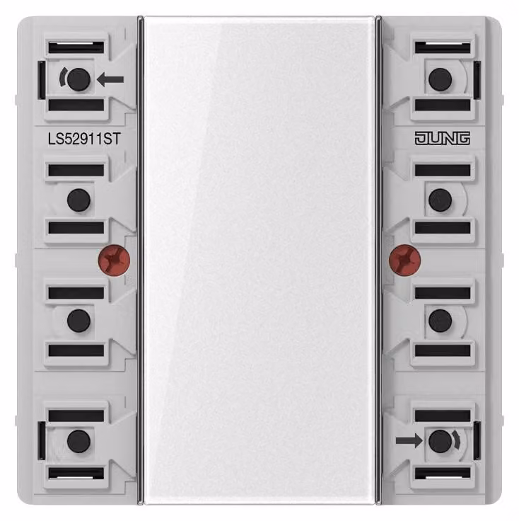 Modulo pulsante KNX 1f universale - Sensore a sfioramento per sistema bus 2-fold LS 52911 ST