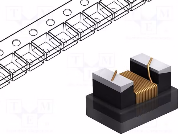10 resistenze a filo: 100 mΩ, 700 mA, 0402, -40 ÷ 150 °C, 3,9 nH, SMD, tolleranza: 19%, 0402AS-3N9K-08