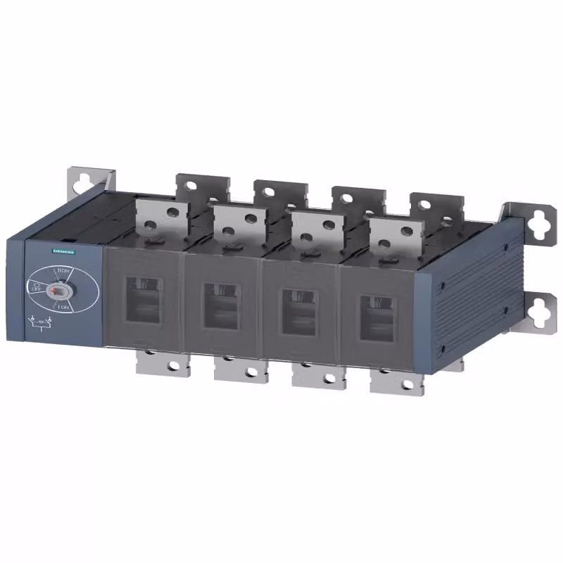 Siemens SENTRON, commutatore di rete 3KC, azionamento manuale, MTSE, grandezza: 5, a 4 poli, Iu: 1600 3KC04540RE000AA0