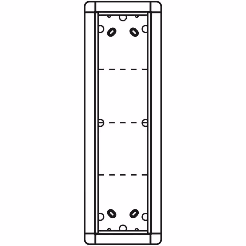 Cornice a vista Ritto con 4 moduli, colore speciale RAL 1883499