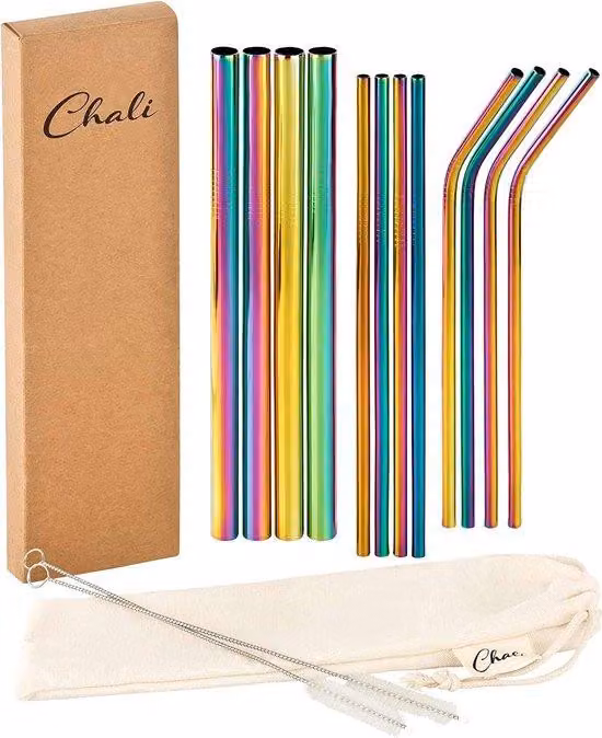 Set di bastoncini di bambù riutilizzabili - Ecologici ed eleganti