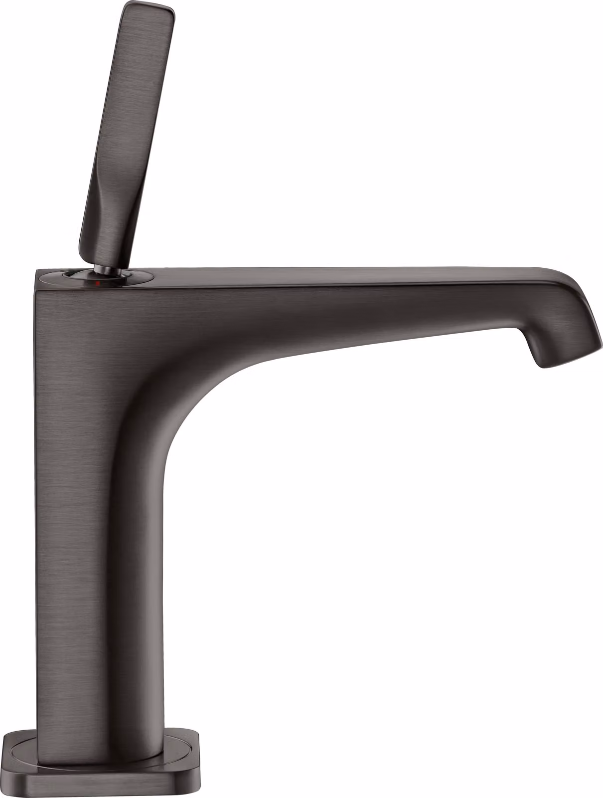 hansgrohe AXOR Citterio E mitigeur monocommande de lavabo 125 avec vidage escamotable, 36100340, 36100340