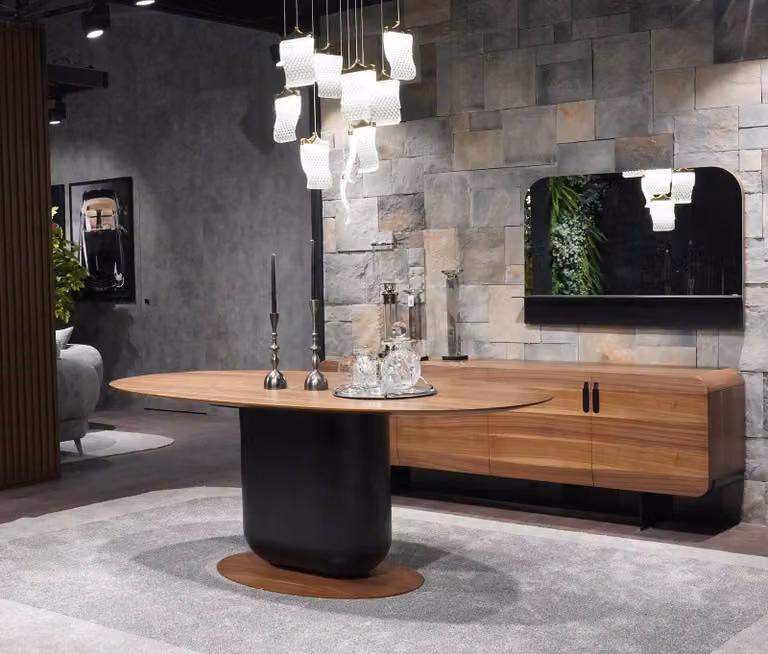 Esstisch Design Tisch Moderne Möbel Esszimmer Holz Design Luxus Einrichtung