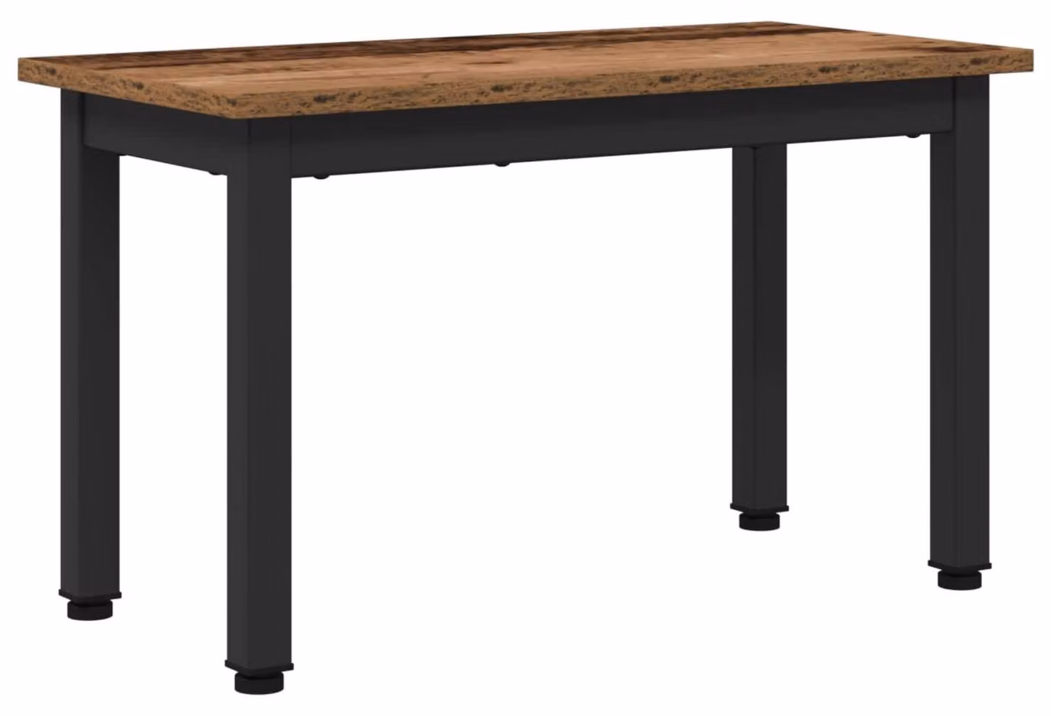 Tavolino da salotto con aspetto legno anticato, dimensioni 60 x 30 x 36 cm
