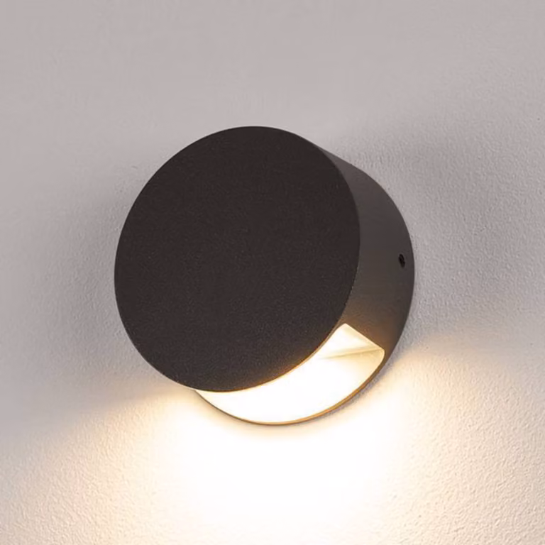 SLV Applique da parete a LED Pema, Nero, Vetro, Moderno, Applique a LED