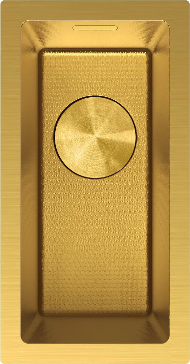Mexen Trixo lavello in acciaio inox 1 vasca 230 x 440 mm, oro HC - 6411221000-55HC