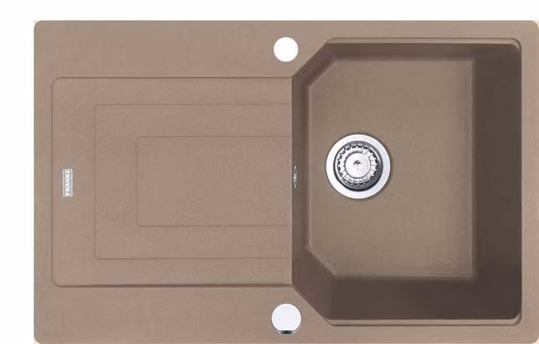 FRANKE URBAN UBG 611-78 lavello in CASHMERE con selettore centrale in acciaio inox / dimensioni del foro 760 x 480 mm R15 / lavello in granito