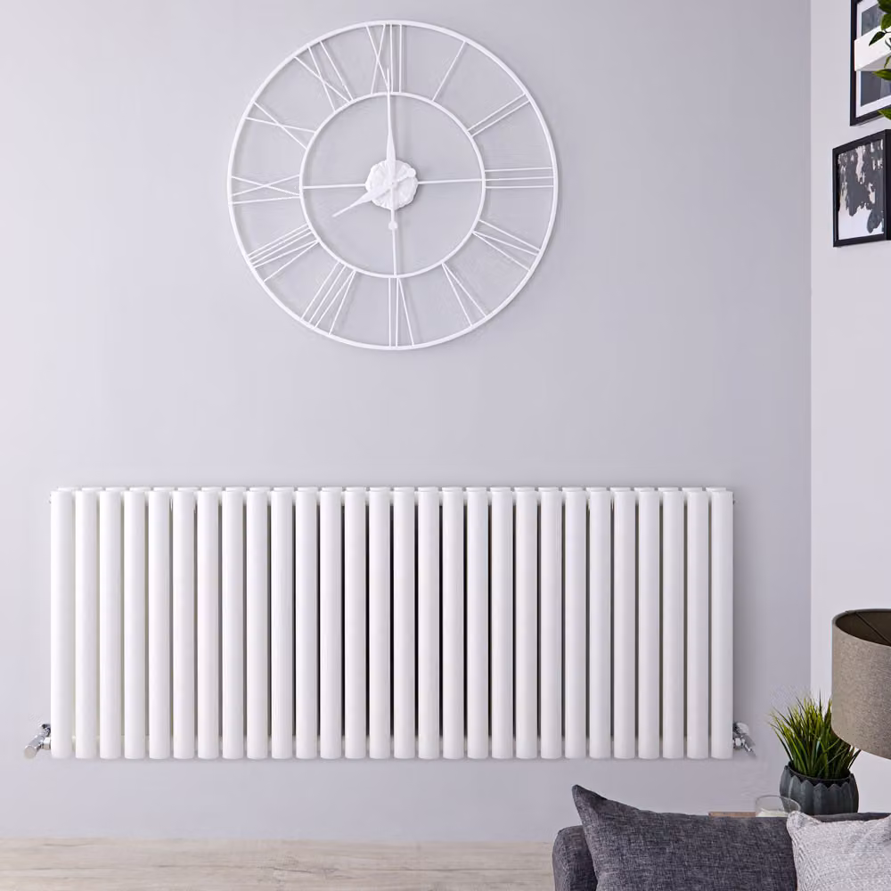 Radiatore Orizzontale Bianco 2060W 635x1647mm - Alta Potenza - Design Moderno - Revive