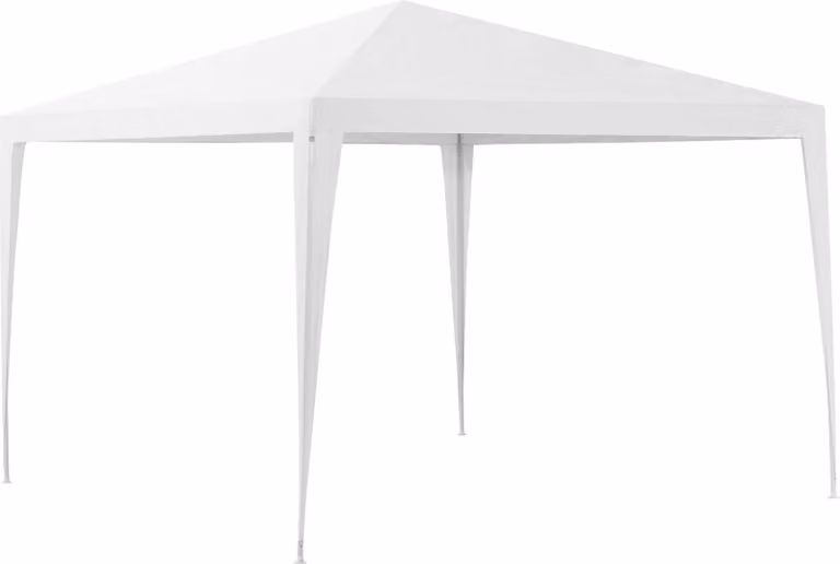 [Padiglione 300x300x255cm Tenda da giardino Tenda per feste Padiglione da giardino Tenda per birra Tendone bianco