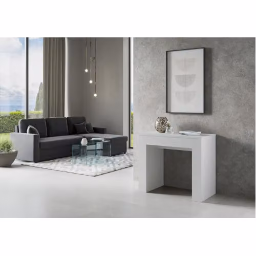 Consolle New Extra allungabile con allunghe all'interno della struttura Itamoby
