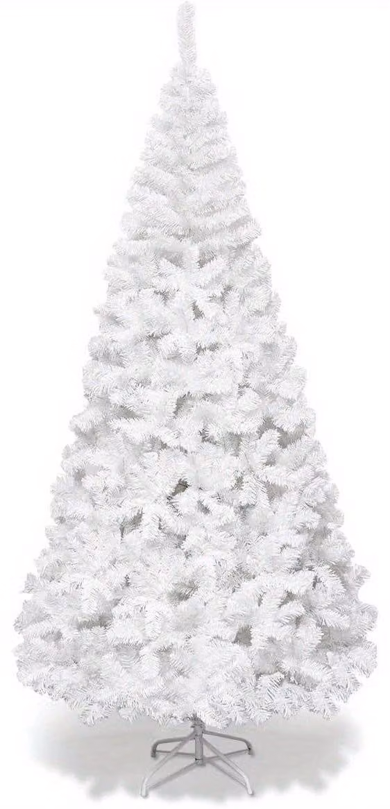 Albero di Natale artificiale bianco - Albero di Natale artificiale - Albero di Natale finto - Albero artificiale - Albero invernale - Altezza 240 cm