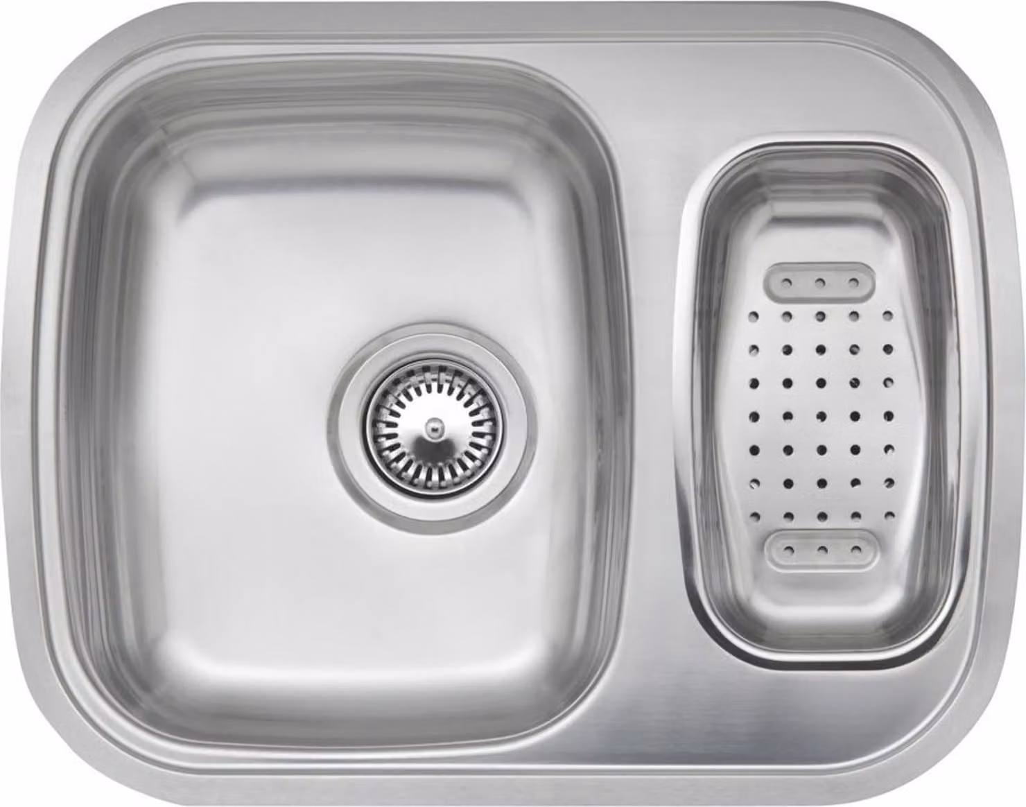 Lavello Reginox, lavello da cucina in acciaio inox Morena KGKG (304) 46x59 cm, R16534