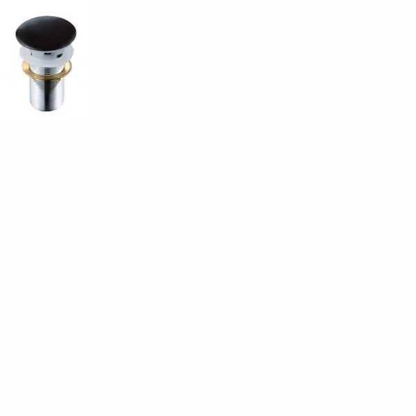 Piletta lavabo click-clack senza troppopieno FANCY Nero